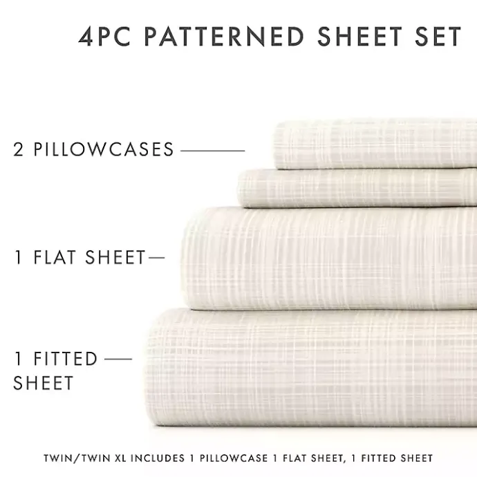 Kirklands Home Soft Thatch 3-pc. Twin Sheet Set Tan