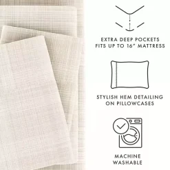 Kirklands Home Soft Thatch 3-pc. Twin Sheet Set Tan