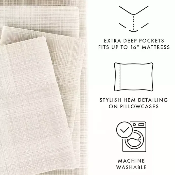 Kirklands Home Soft Thatch 3-pc. Twin Sheet Set Tan