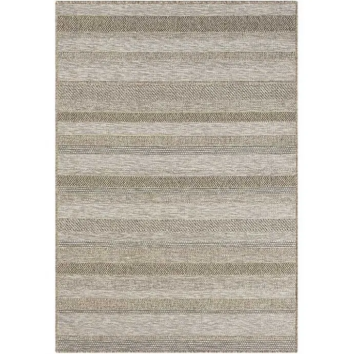 Best Kirklands Home Striped Indoor/Outdoor Area Rug, 7x9 Tan