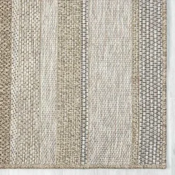 Best Kirklands Home Striped Indoor/Outdoor Area Rug, 7x9 Tan