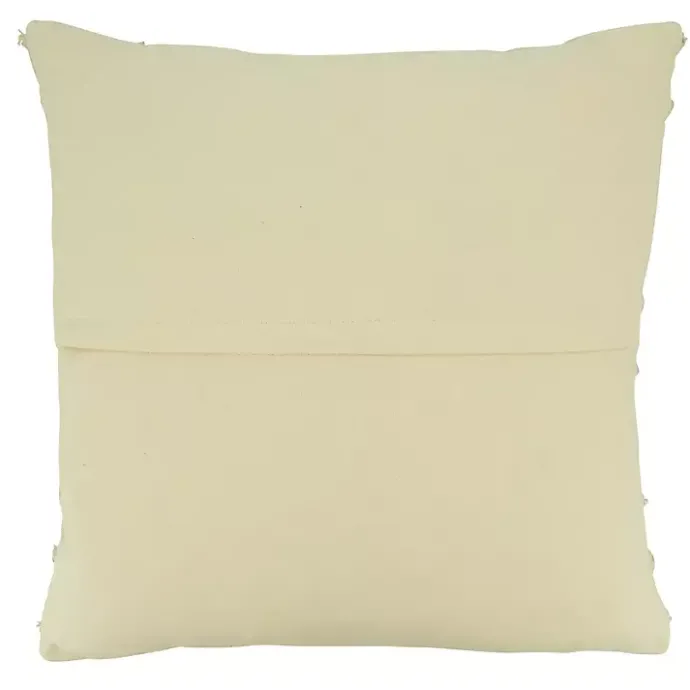 Hot Kirklands Home Tan Striped Tufted Throw Pillow