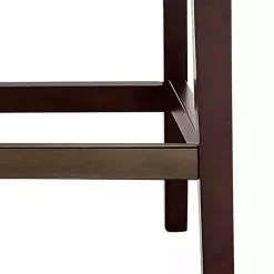 Hot Kirklands Home Tufted Upholstered Wood Counter Stool Tan