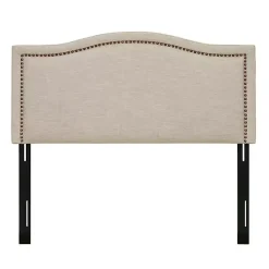 Outlet Kirklands Home Upholstered Augusta King Headboard Tan