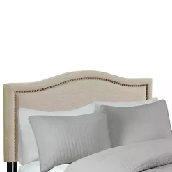 Outlet Kirklands Home Upholstered Augusta King Headboard Tan