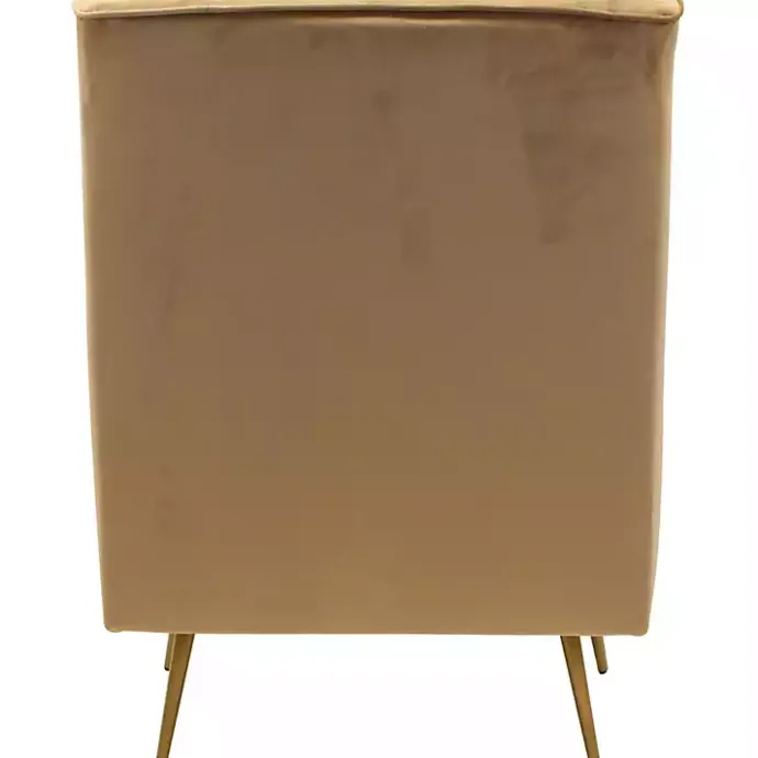Best Kirklands Home Velvet Lana Accent Chair Tan