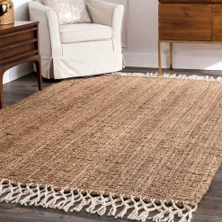 Sale Kirklands Home Woven Reese Area Rug, 5x8 Tan