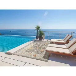 Sale Kirklands Home Taupe Bohemian Area Rug, 7x9 Brown