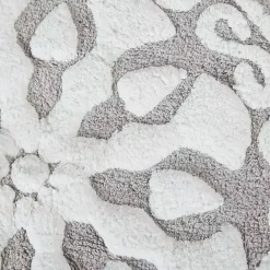 Outlet Kirklands Home Taupe Cotton Tufted Medallion Bath Mat, 25 in. Tan