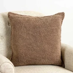 Hot Kirklands Home Taupe Cozy Waffle Pillow Brown