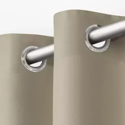 Sale Kirklands Home Taupe Eliza Outdoor Curtain Panel Set, 96 in. Tan