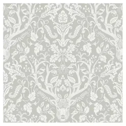 Outlet Kirklands Home Taupe Escape to the Forest Peel & Stick Wallpaper