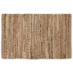 Hot Kirklands Home Taupe Rag Accent Rug Brown