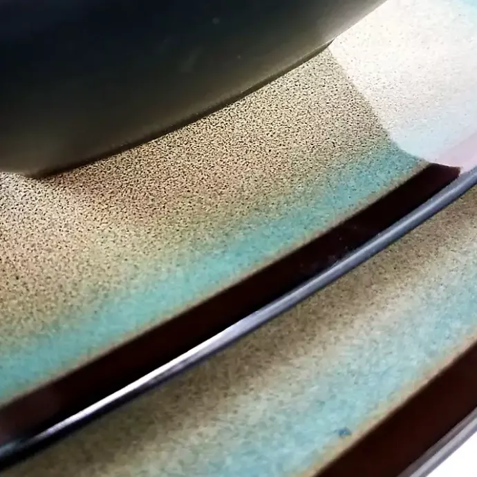 Outlet Kirklands Home Taupe Tess Square 16-pc. Dinnerware Set