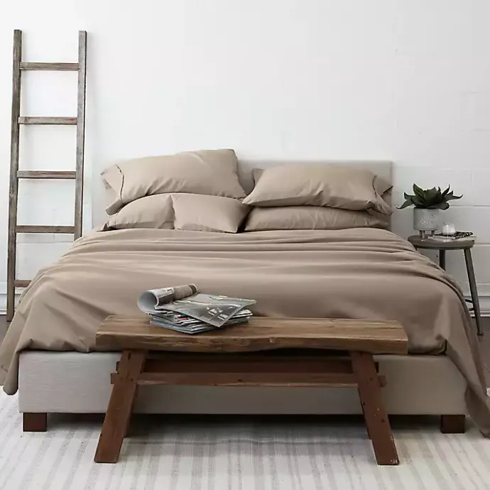 New Kirklands Home Taupe Ultra Soft 6-pc. California King Sheet Set Tan