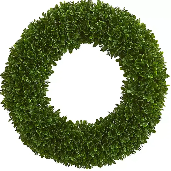 Outlet Kirklands Home Tea Leaf Wreath Green