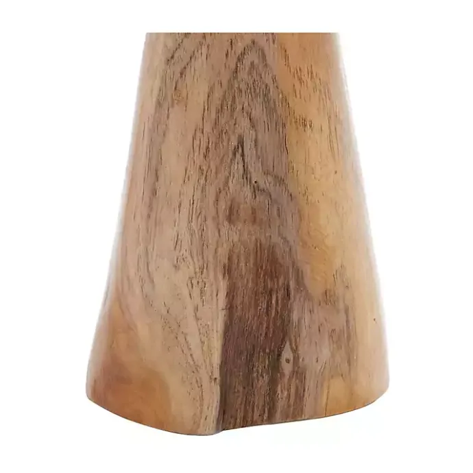 Outlet Kirklands Home Teakwood Mushroom 3-pc. Sculpture Set Brown