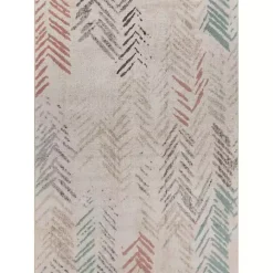 Hot Kirklands Home Teal and Pink Arrows Area Rug, 5x7