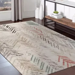 Hot Kirklands Home Teal and Pink Arrows Area Rug, 5x7