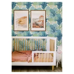 Sale Kirklands Home Teal Bohoemian Jungle Peel & Stick Wallpaper