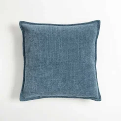 Discount Kirklands Home Teal Chenille Throw Pillow Blue