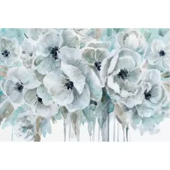 Hot Kirklands Home Teal Harmony Canvas Art Print by Carol Robinson