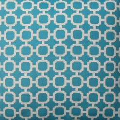 Best Kirklands Home Teal Hickory Geo Outdoor Throw Pillows, Set of 2 Blue