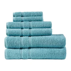 Hot Kirklands Home Teal Turkish Cotton 6-pc. Towel Set Blue