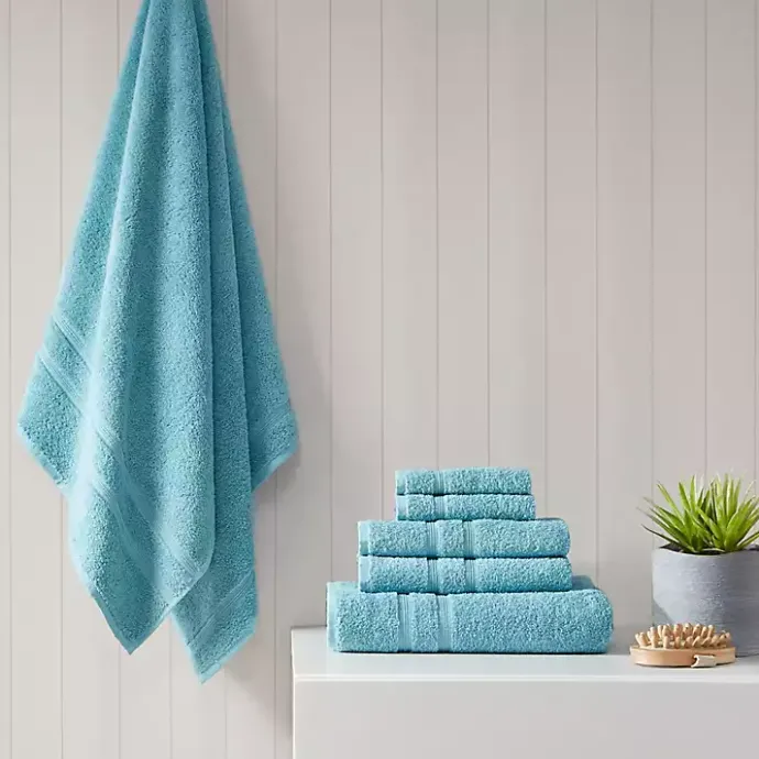 Hot Kirklands Home Teal Turkish Cotton 6-pc. Towel Set Blue
