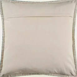 Discount Kirklands Home Teal with Embroidered Edge Pillow, 24 in. Blue