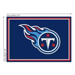 Best Kirklands Home Tennessee Titans Area Rug, 3x4 Blue