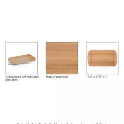 Clearance Kirklands Home Tennessee Volunteers Wood and Glass Serving Board