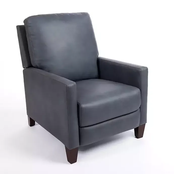 New Kirklands Home Teramo Steel Recliner Blue