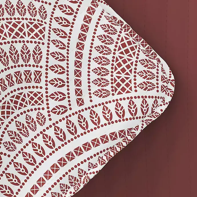 New Kirklands Home Terra Scalloped Reversible 3-pc. Queen Quilt Set