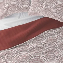 New Kirklands Home Terra Scalloped Reversible 3-pc. Queen Quilt Set