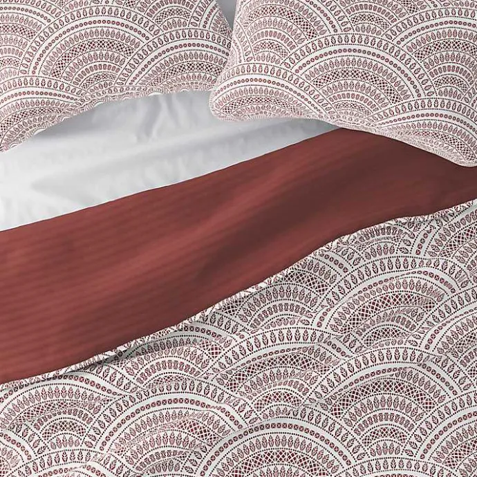 New Kirklands Home Terra Scalloped Reversible 3-pc. Queen Quilt Set