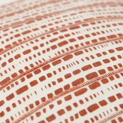 Online Kirklands Home Terracotta Dash Print Throw Pillow