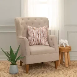 Online Kirklands Home Terracotta Dash Print Throw Pillow