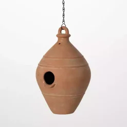 Best Kirklands Home Terracotta Honey Pot Bird Feeder Brown