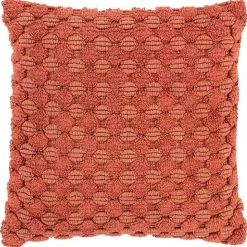 Sale Kirklands Home Terracotta Looped Cotton Throw Pillow Orange