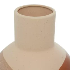 Clearance Kirklands Home Terracotta Modern Ceramic Vases, Set of 2