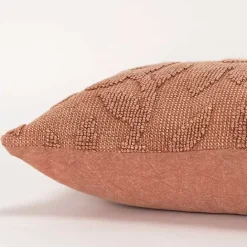 Best Kirklands Home Terracotta Stonewash Botanical Pillow Pink
