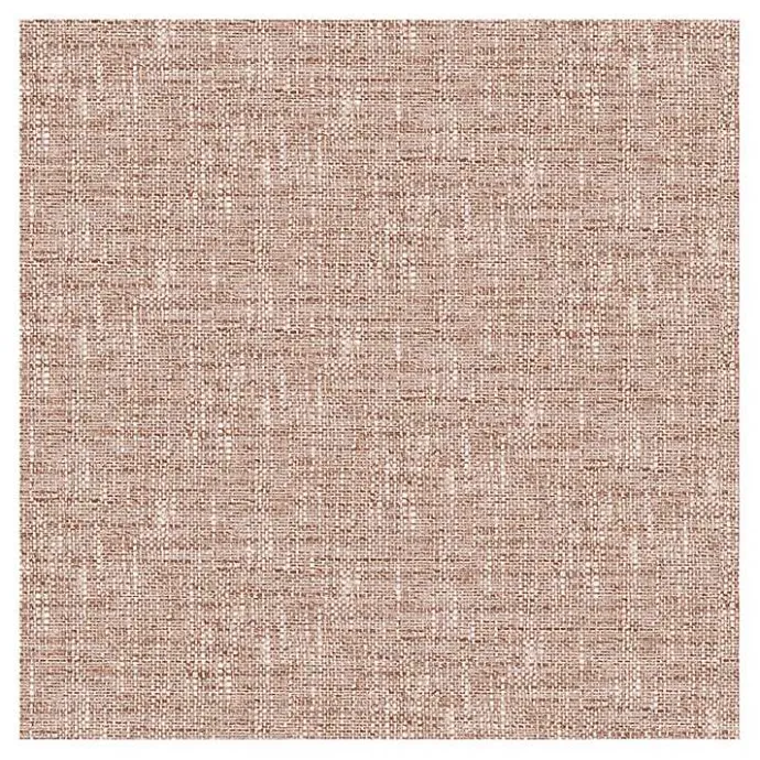 Outlet Kirklands Home Terracotta Textu Poplin Peel & Stick Wallpaper Red
