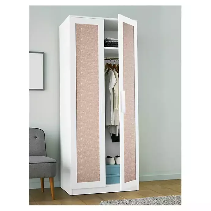 Outlet Kirklands Home Terracotta Textu Poplin Peel & Stick Wallpaper Red