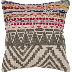 Hot Kirklands Home Textured Geometric Boho Pillow Multi