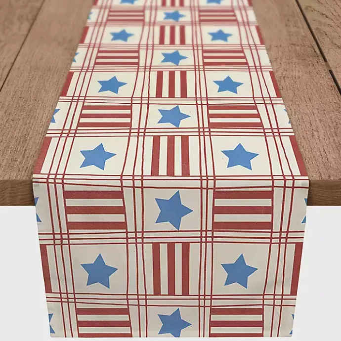 Sale Kirklands Home 4th of July Stars & Stripes Table Runner, 90 in.