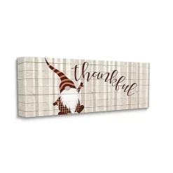 Outlet Kirklands Home Thankful Gnome Canvas Wall Art