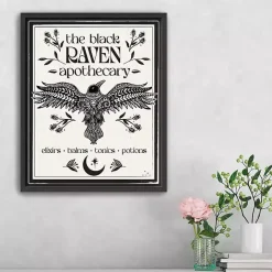 Hot Kirklands Home The Black Raven Apothecary Framed Canvas Art Print
