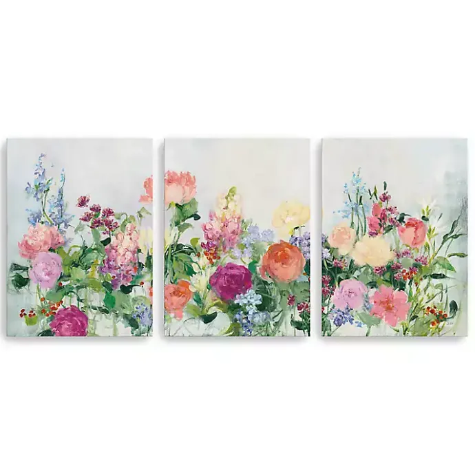 Outlet Kirklands Home The Cutting Garden 3-pc. Canvas Art Print Set Multi