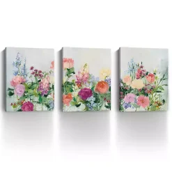 Outlet Kirklands Home The Cutting Garden 3-pc. Canvas Art Print Set Multi
